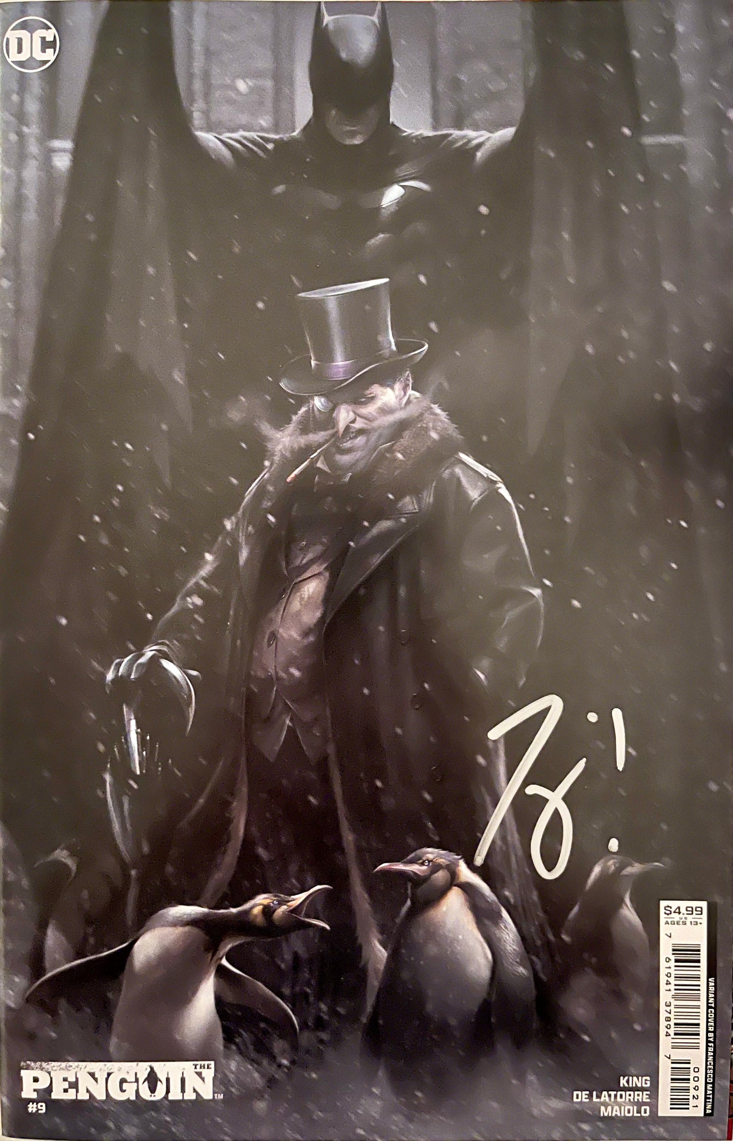 PENGUIN #9 CVR B FRANCESCO MATTINA CARD STOCK VAR [SIGNED BY TOM KING]