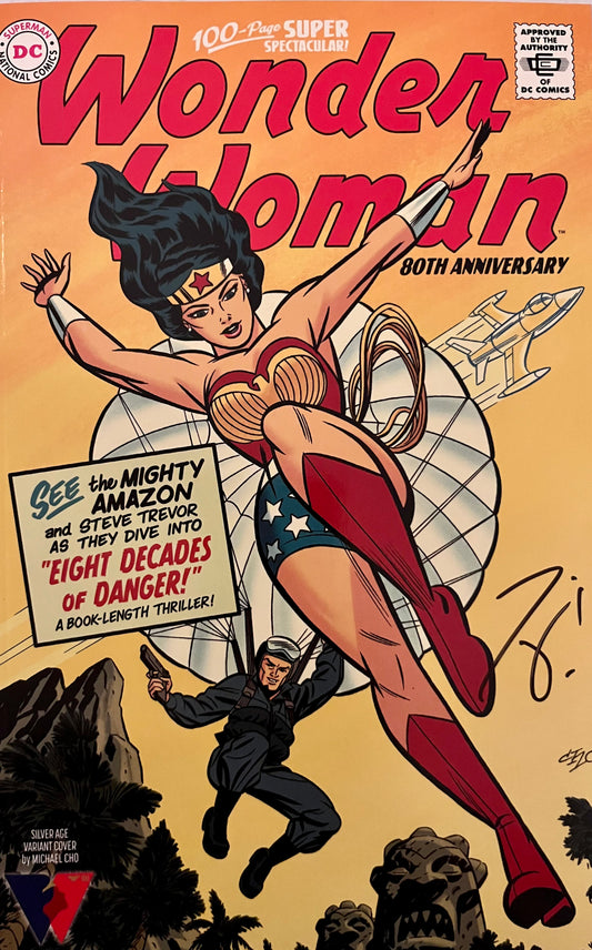 WONDER WOMAN 80TH ANNIVERSARY 100-PAGE SUPER SPECTACULAR #1 (ONE SHOT) CVR G MICHAEL CHO SILVER AGE VAR [SIGNED BY TOM KING]