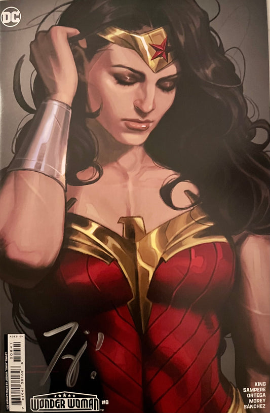 WONDER WOMAN #8 CVR D INC 1:25 JOSHUA SWAY SWABY CARD STOCK VAR [SIGNED BY TOM KING]