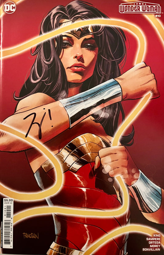 WONDER WOMAN #10 CVR C DAN PANOSIAN CARD STOCK VAR [SIGNED BY TOM KING]